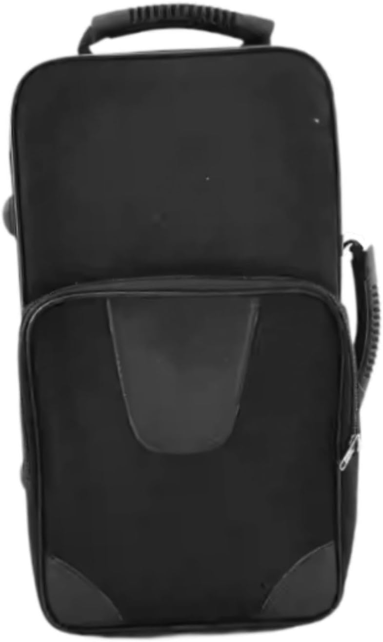 Saxophone Carrying Case for Wind Instruments with Padded Design Waterproof Canvas Velvet Backpack for Alto Soprano Tenor Sax- for Soprano Sax