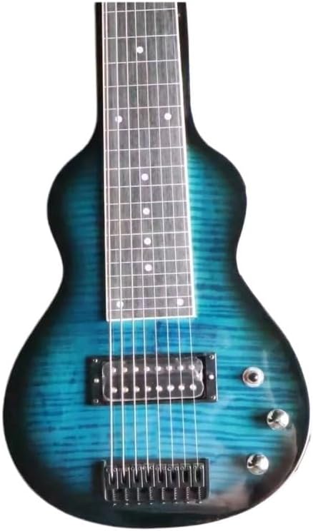 Eight String Hawaiian Electric Guitar – Ukulele Slider Guitar for Traditional Hawaiian Music(B)