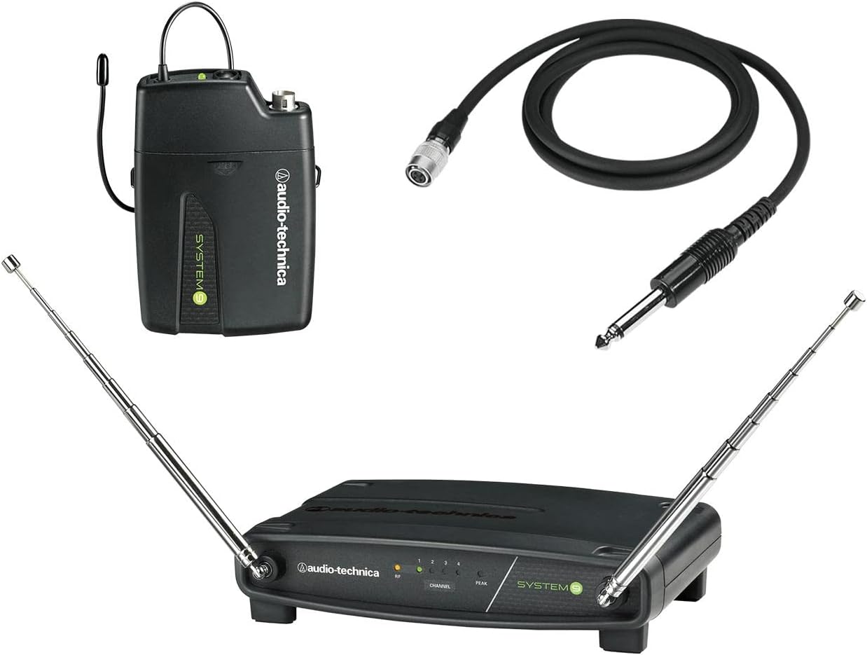 Audio-Technica System 9 ATW901a/G VHF Wireless System W/Guitar/Instrument Input Cable