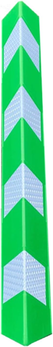 XPLKQXE Garage Wall Protection L-Shape Corner Guard, Reflective Wall Edge Protector, Car Parking Warehouse Parking Columns (Color : Green, Size : 20pcs)