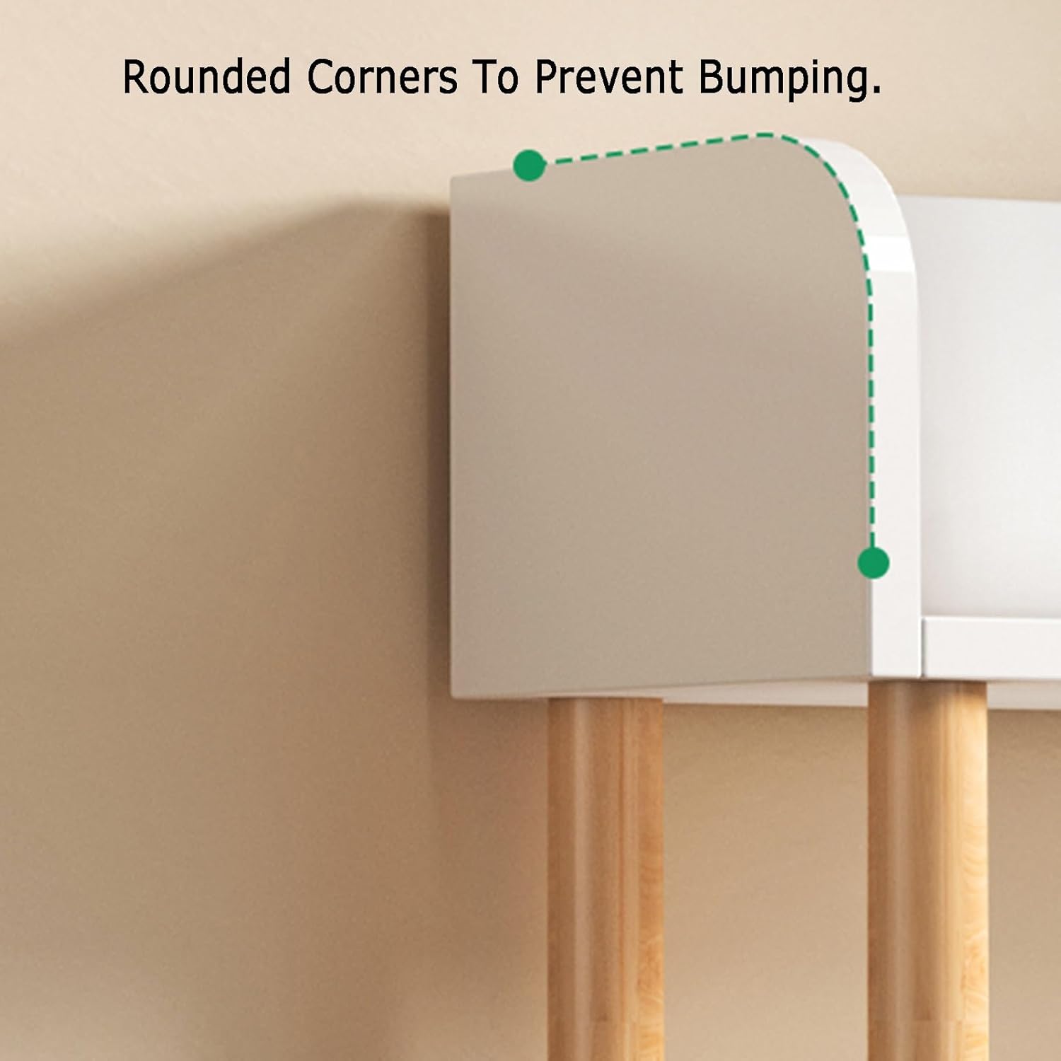 4/5 Cube Bookshelf, Simple Mobile Bookshelf, Multi-Layer Home Desk with Wheels, Suitable for Living Room, Study Room, Reading Corner (Warm White)(60 X 24 X 106cm) ()