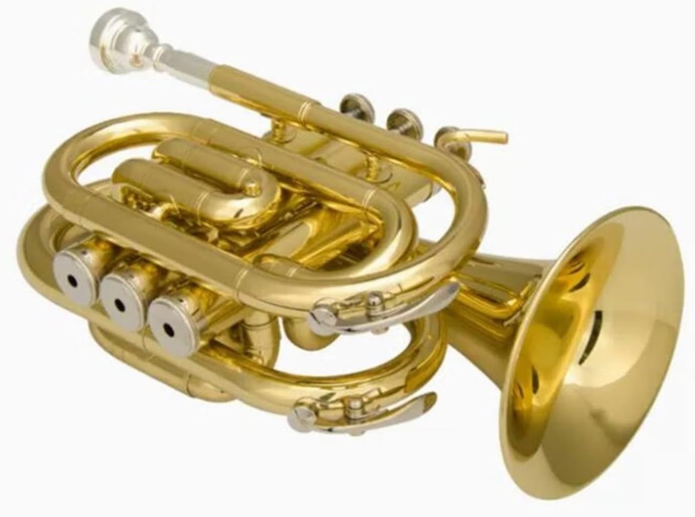 Portable Trumpet B Flat Mini Cornet Musical Instruments