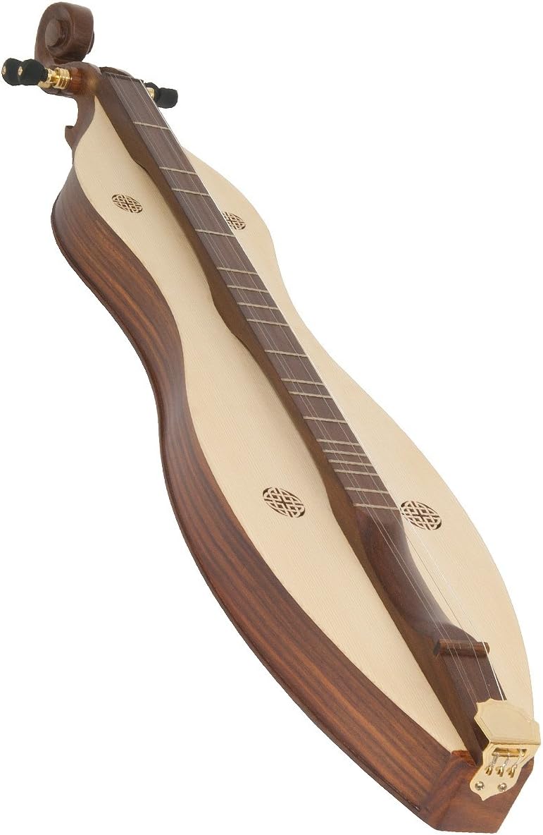 Roosebeck Emma Mountain Dulcimer 4-String Vaulted Fretboard Spruce Knotwork