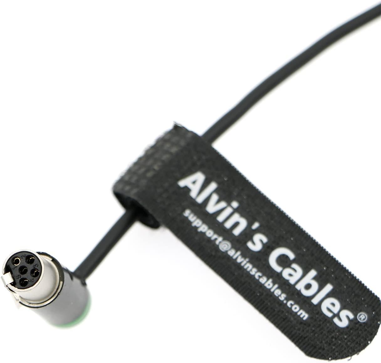 Alvin's Cables 10Inch (25cm) Low Profile TA5F to Dual LP XLR 3 Pin Male Audio-Cable for Wisycom-MCR54, Lectrosonics-DCHR-Receiver, Cameras, Portable Recorders, Mixers