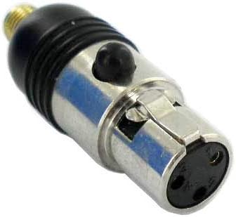 PMM19B-TA3-VL Violin Clip-On Musical Instrument Microphone for AKG Wireless Microphone and Phantom Power Input