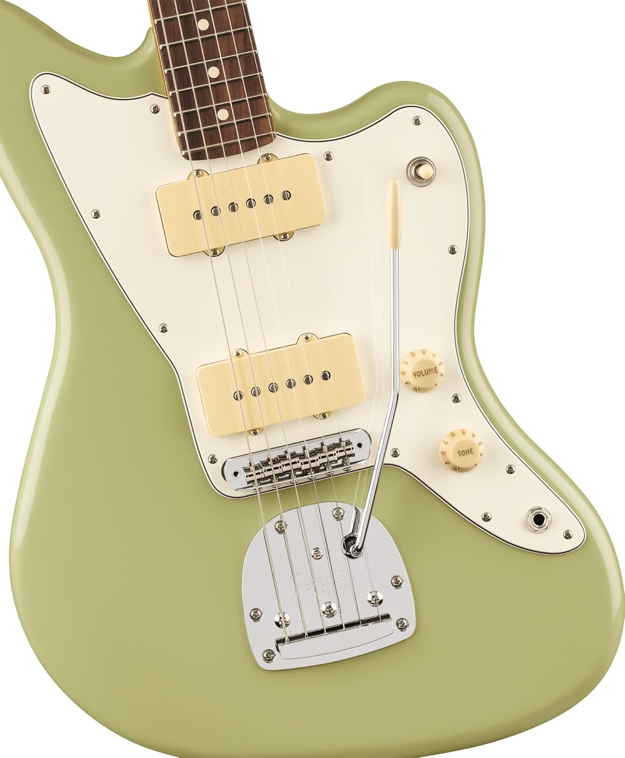 Fender Player II Jazzmaster - Birch Green Bundle with Gig Bag, Strap, Cable, 3-Pack Picks and Guitar Cleaning Kit