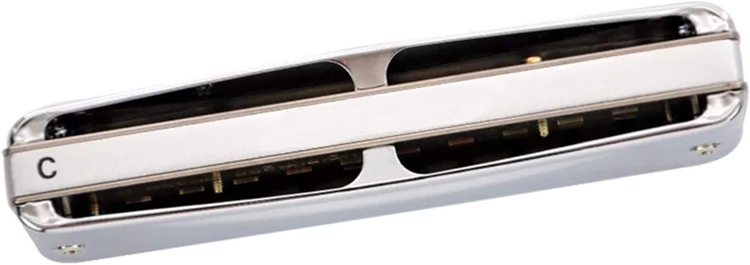 Harmonica Diatonic Harmonica 10 Holes 20 Notes Blues Harp Key of C Professional Musical Instruments (Color : Key of EB)