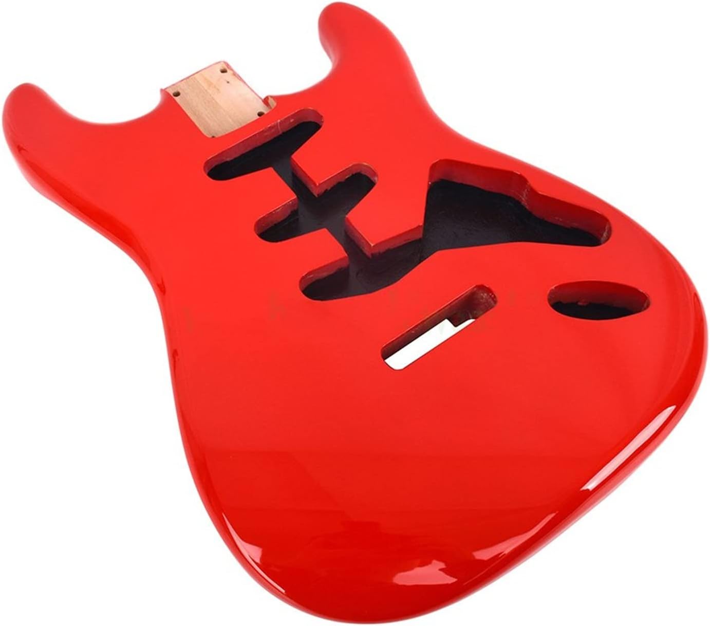 TSTS Alder Guitar Body SSS Pickup Route Crimson Color for ST DIY Guitars Guitar DIY Accessory