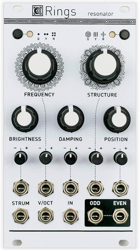 Rings SMD Populated PCB and Panel - Eurorack Module PCB Set by Sound Study Modular