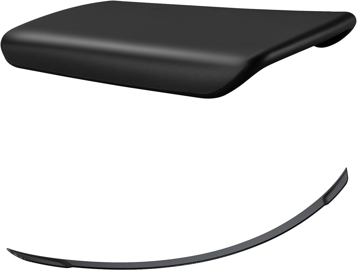 BASENOR Tesla Model S Performance Spoiler and Tesla Model S Model X TPE Center Console Armrest Cover