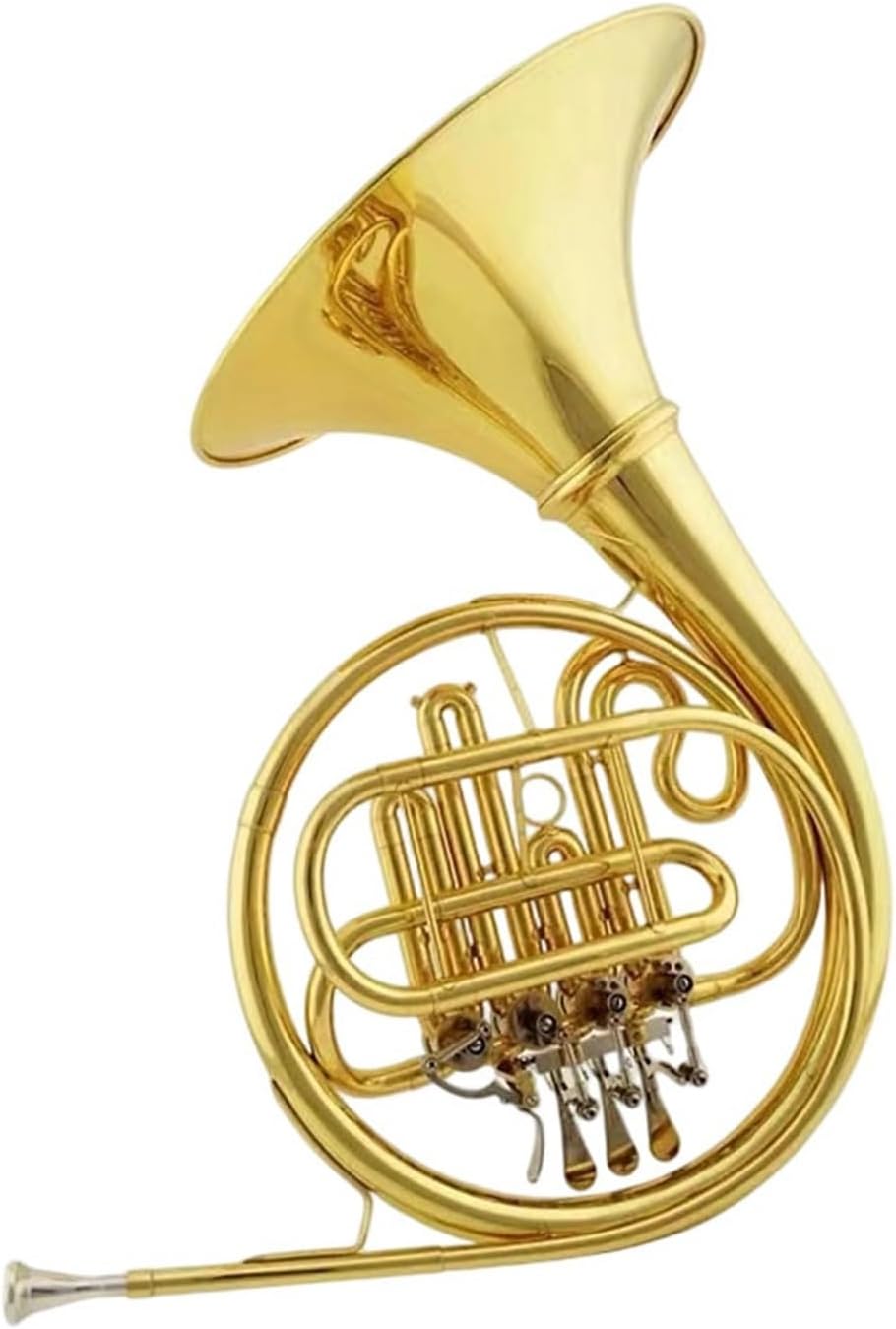 4 Key French Horn Brass Horn Instrument B Flat Four Key Single Row Double Suitable For Professional Performance(1)