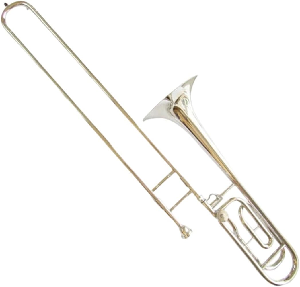 Adult Trombone Instrument B Flat Nickel Plated Trombone Bass Pitch Shifting Professional Brass Instrument