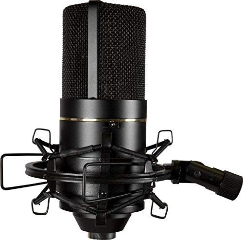 MXL 770 Condenser Microphone for Podcasting, Singing, Home Studio Recording, Gaming & Streaming | XLR | Large Diaphragm | Cardiod (Black)