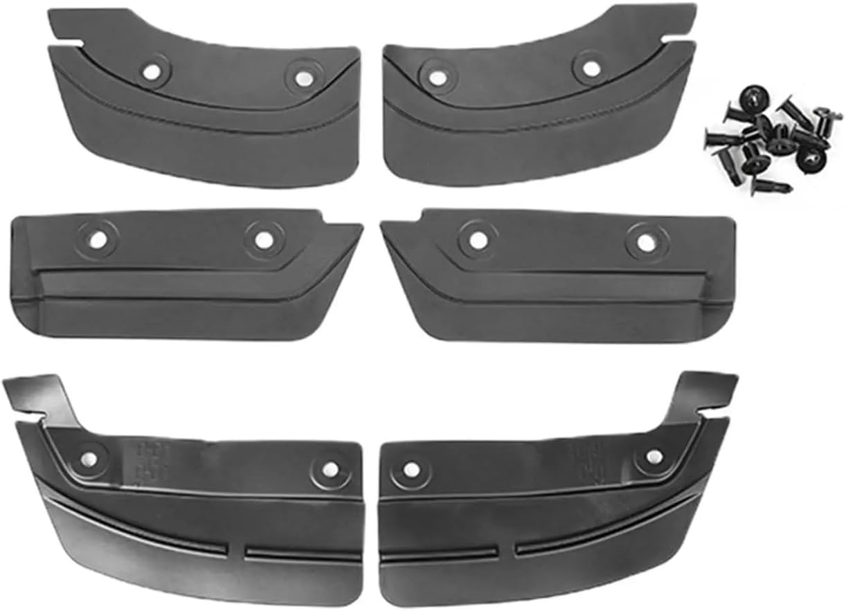 Car Mud Flaps Tire Accessory Sediment Guards Mudflaps(6Pcs Set)