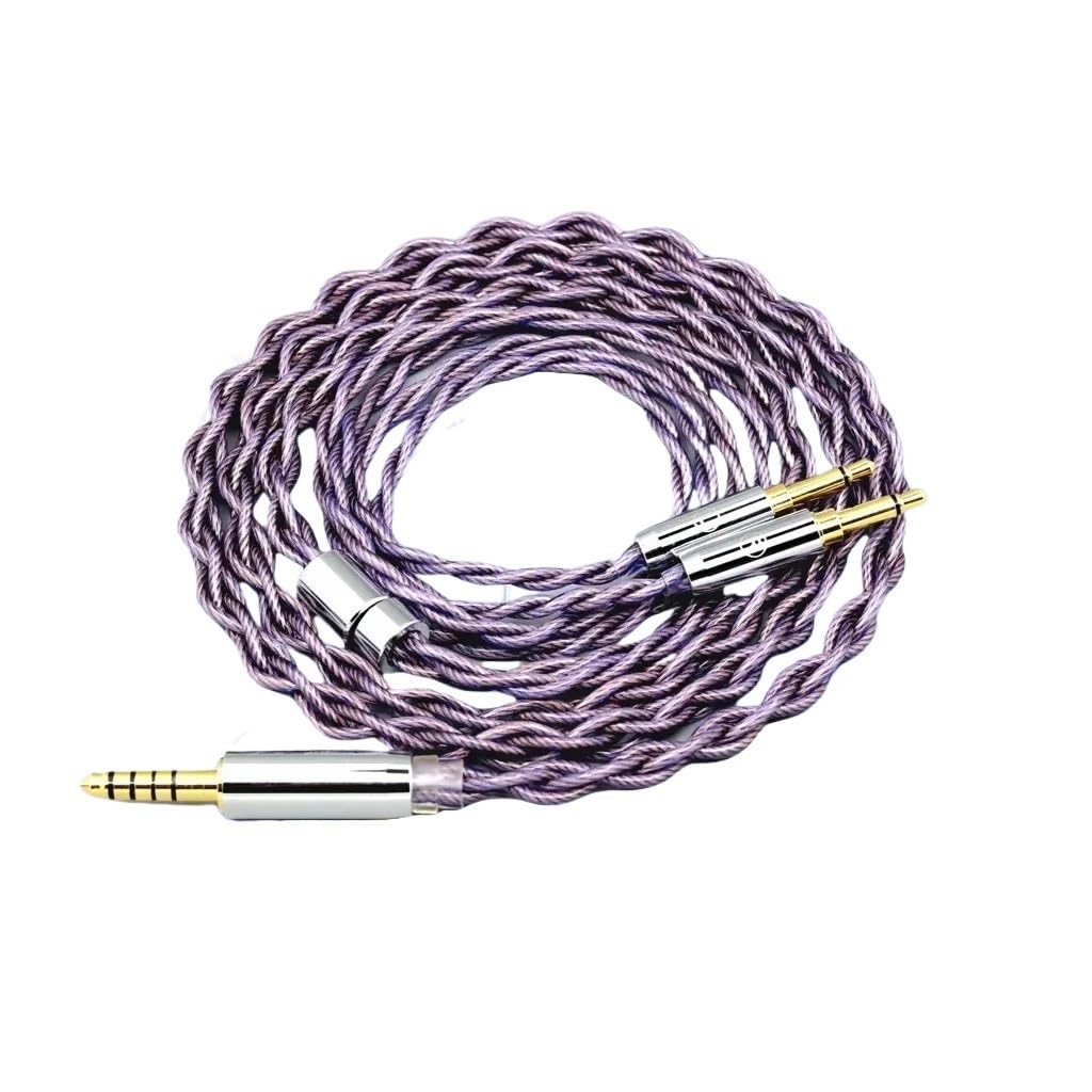 Type2 1.8mm Headphone Cable for SEM5 3.5mm Pin 140 cores Litz 7N OCC 7873(XLR 4 Pole Male Plug,300cm)