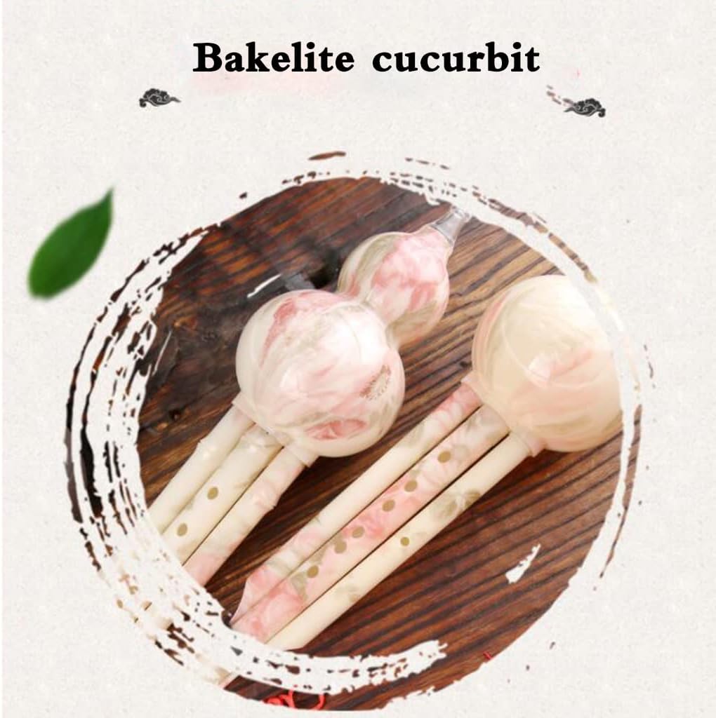 Flutes Musical Instruments Holding A Cucurbit C Lowered B Adjusted Cucurbits Children and Adults Beginners Playing Bakelite Three Wind Instruments for Elders, People Who Love Music