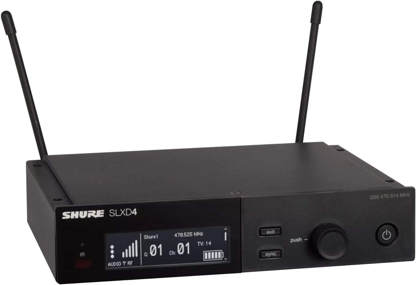 Shure SLXD124/85 Combo Wireless Handheld and Lavalier Microphone System - G58 Band
