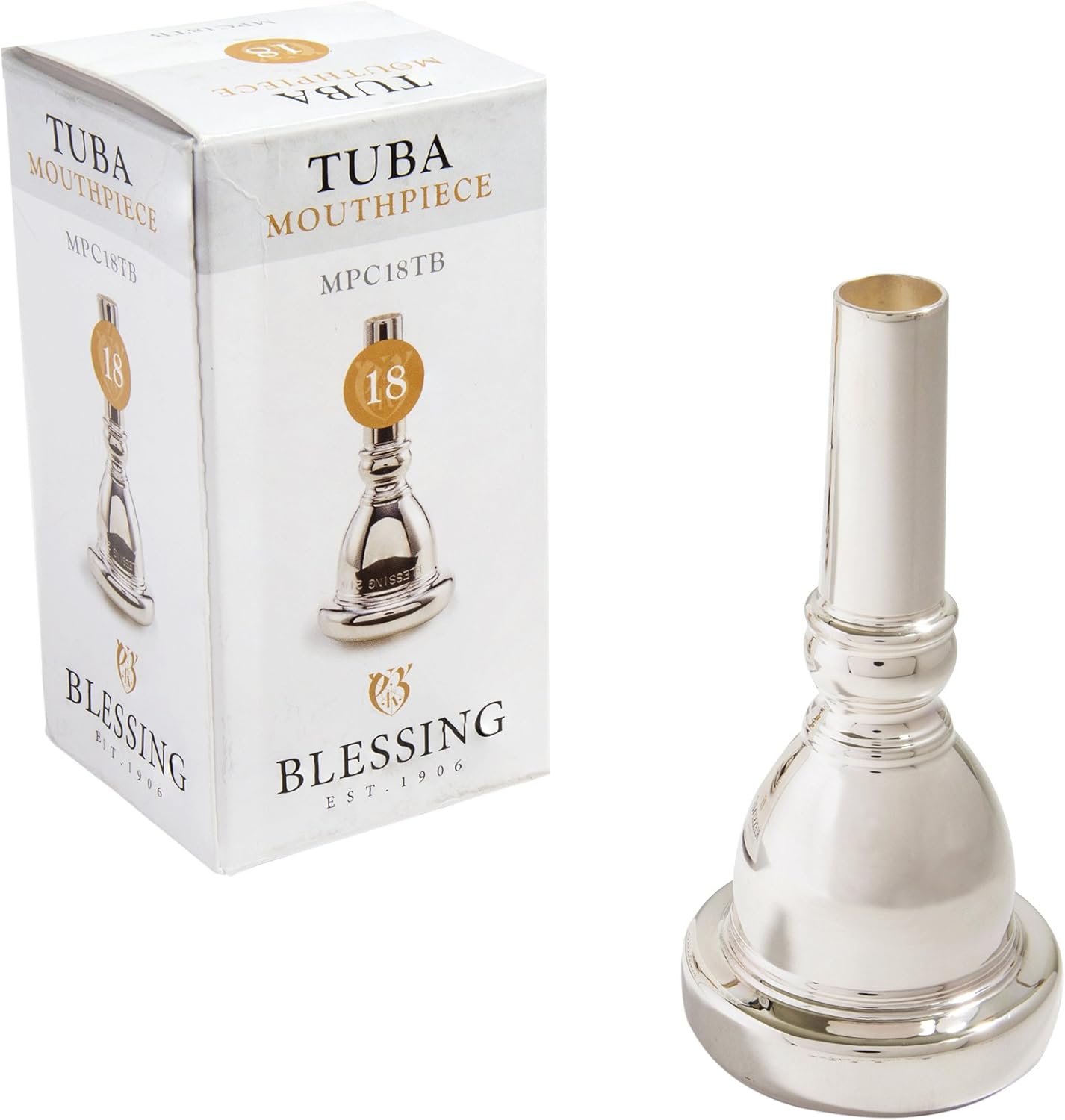 Blessing MPC18TB Tuba Mouthpiece, 18