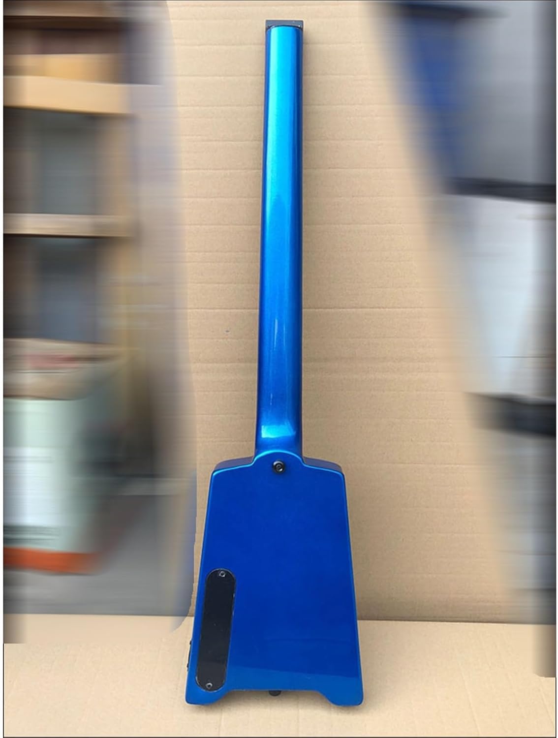 VENEKA Headless Electric Guitar Matte Headless 6 String Electric Guitar Basswood Body Portable Metal Music Travel Musical Instrument (Color : 03)