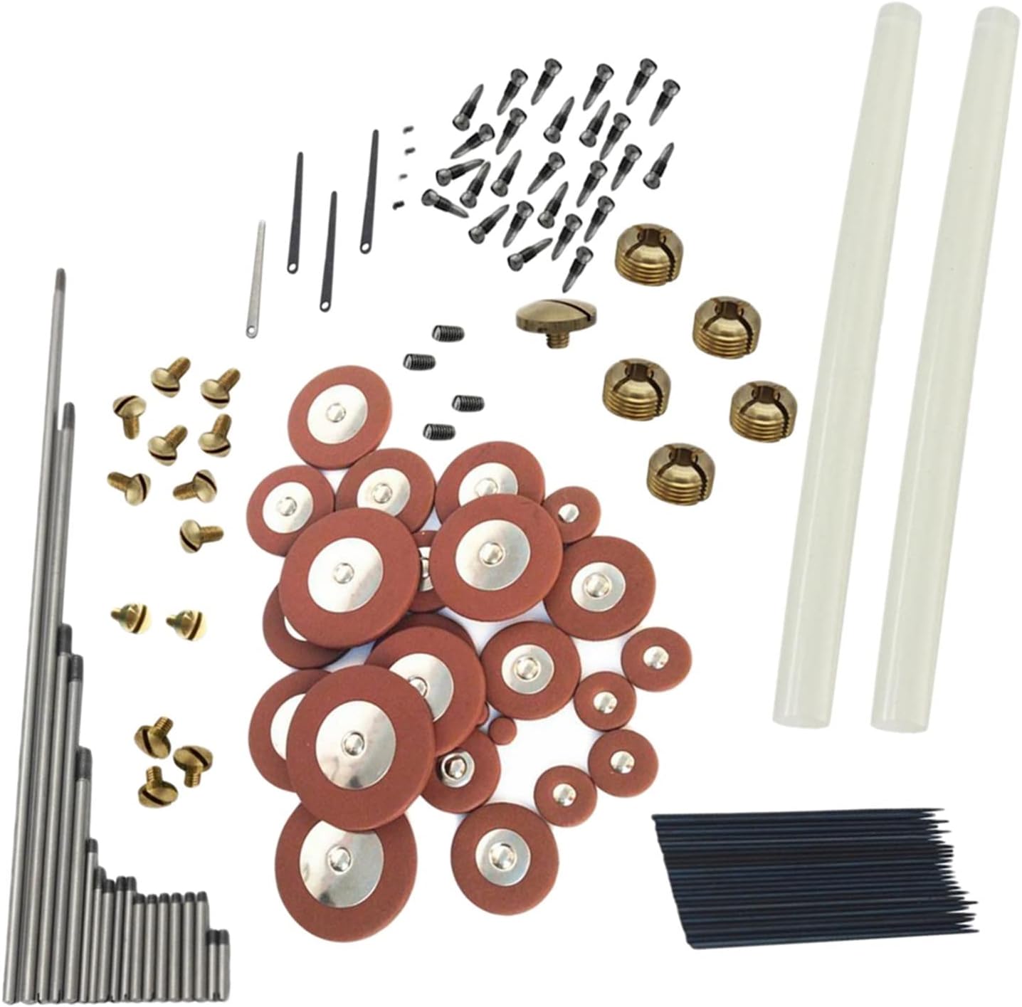 Sax Replacemen Set Alto Sax Repair Parts Saxophone Pads Springs Screws for Woodwind Instrument Accessory Saxophone Accessories