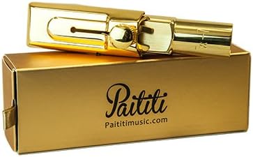 Paititi Professional Gold Plated Tenor Saxophone Metal Mouthpiece #7
