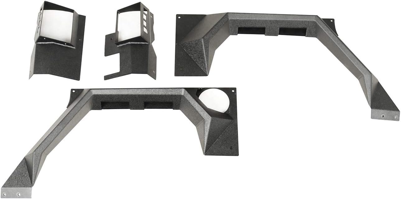 Rugged Ridge | XHD Armor Fender Kit, Rear, Pair | 11615.03 | Fits 2007-2018 Jeep Wrangler JK 2-Door