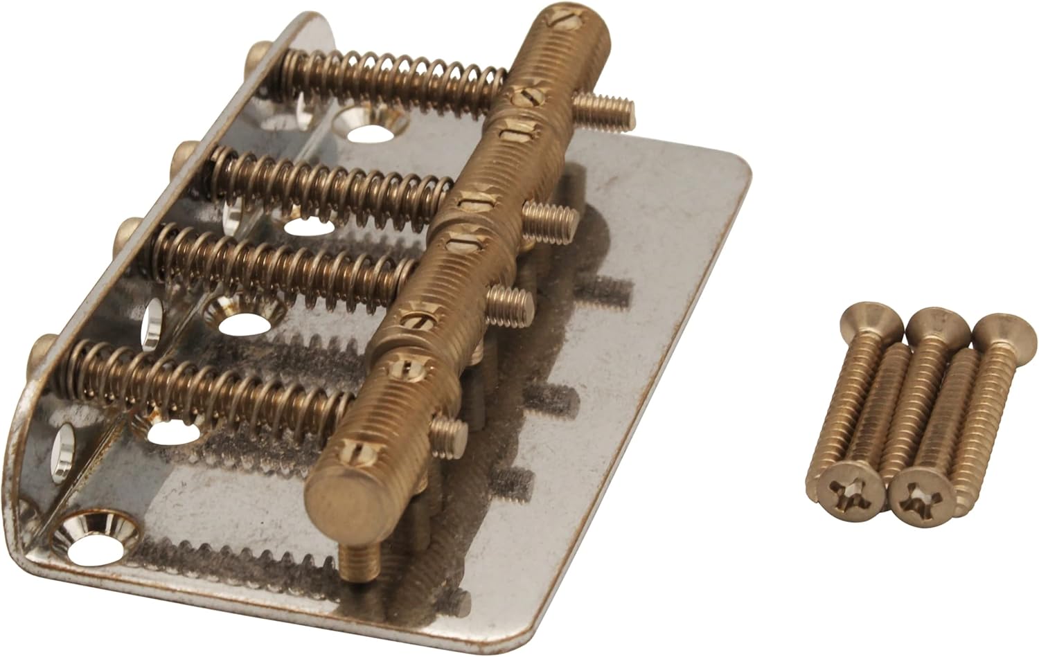 Gotoh VTB-4 Bass Bridge - Aged Chrome