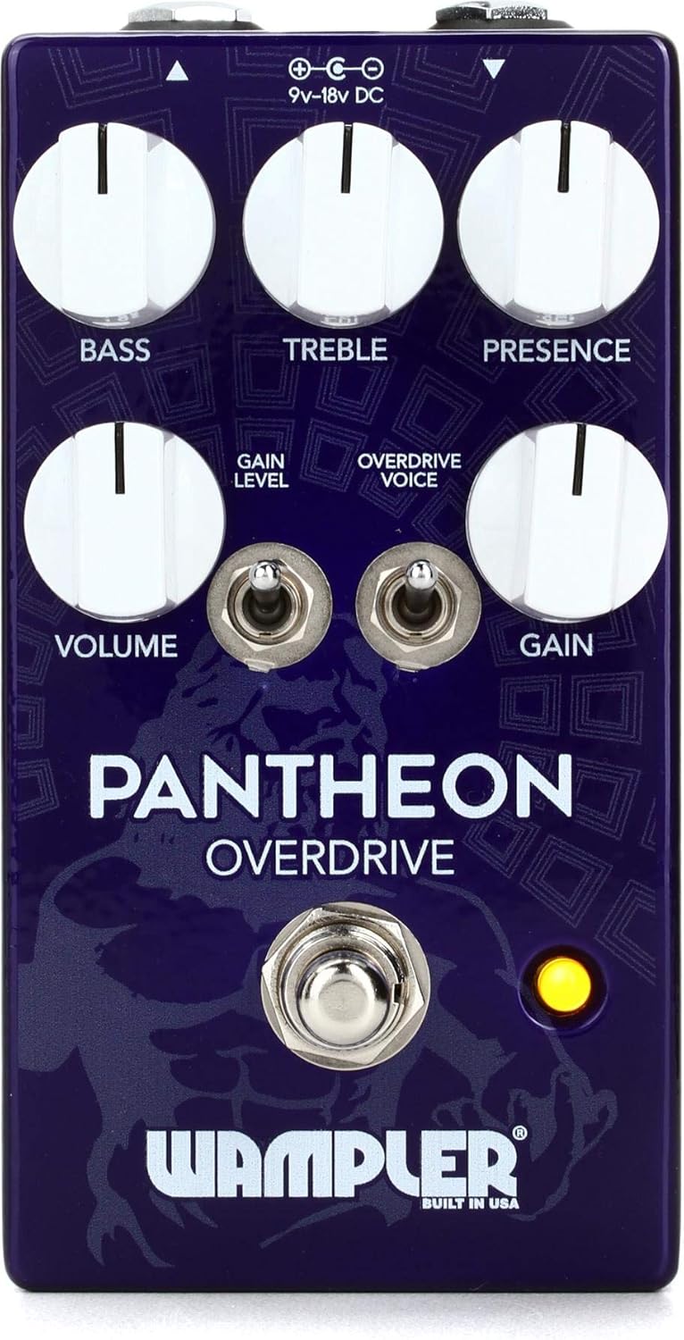 Wampler Pantheon Overdrive Guitar Effects Pedal