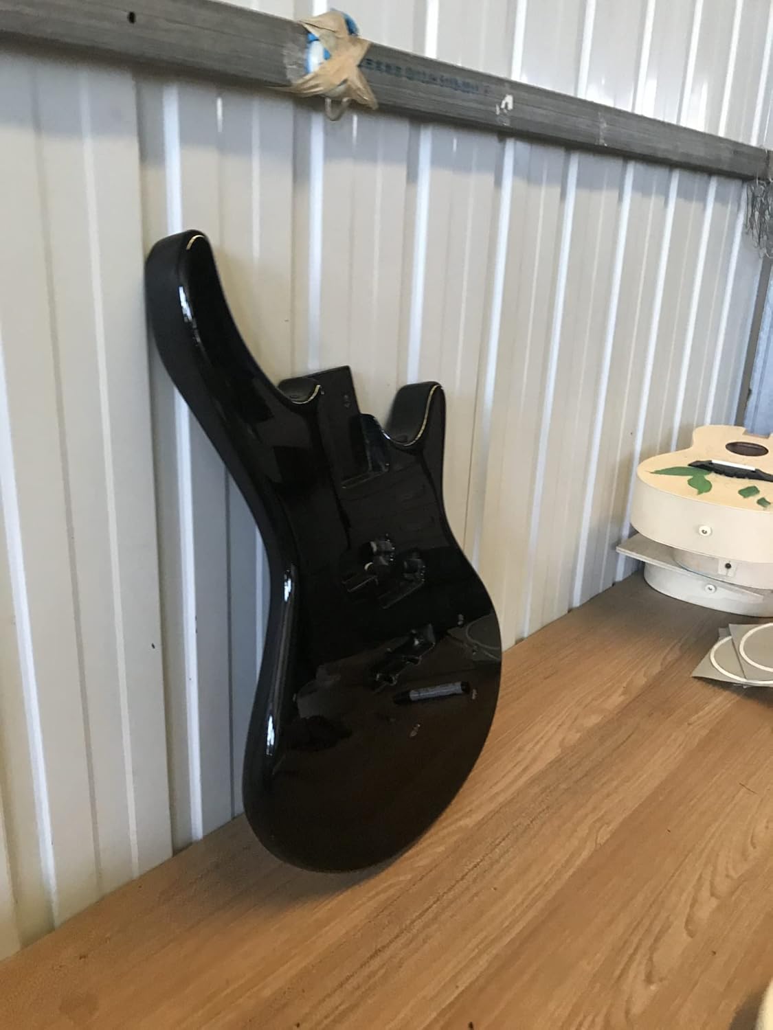 TSTS Black Color Alder Electric Bass Guitar Body 6.2cm Pocket Width for ST Bass Guitar Panel Guitar DIY Accessory (Color : 02)