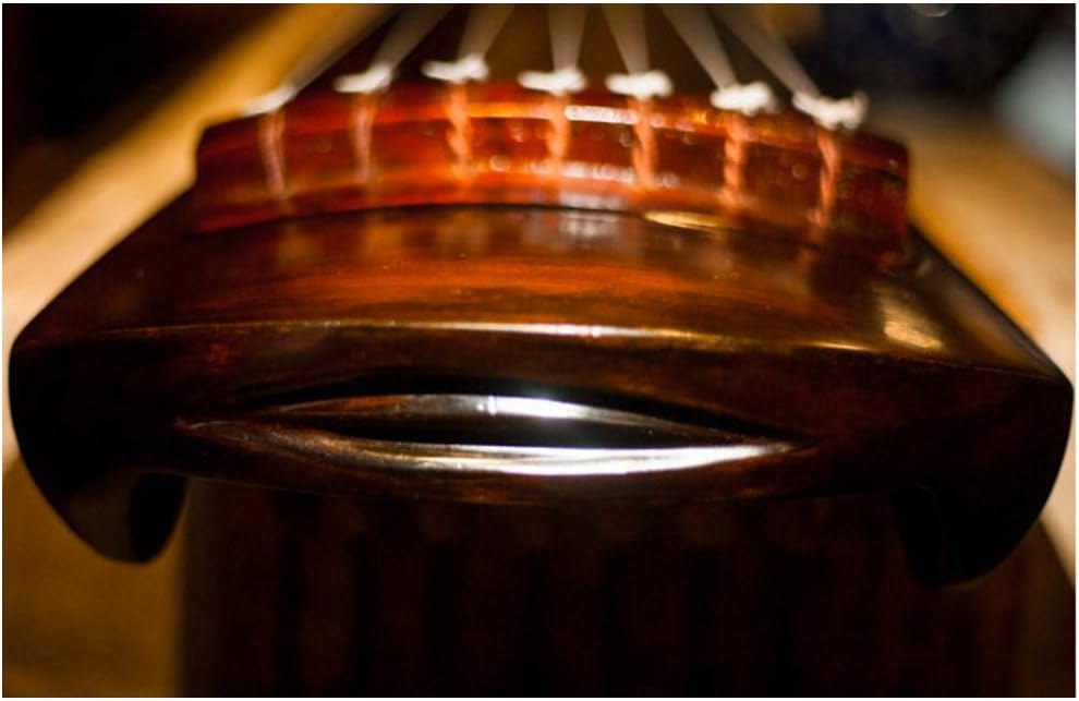 OrientalMusicSanctuary Aged Paulownia Guqin for Performers - 7 String Chinese Zither - INCLUDES INSTRUCTIONAL BOOK BY LI XIANGTING