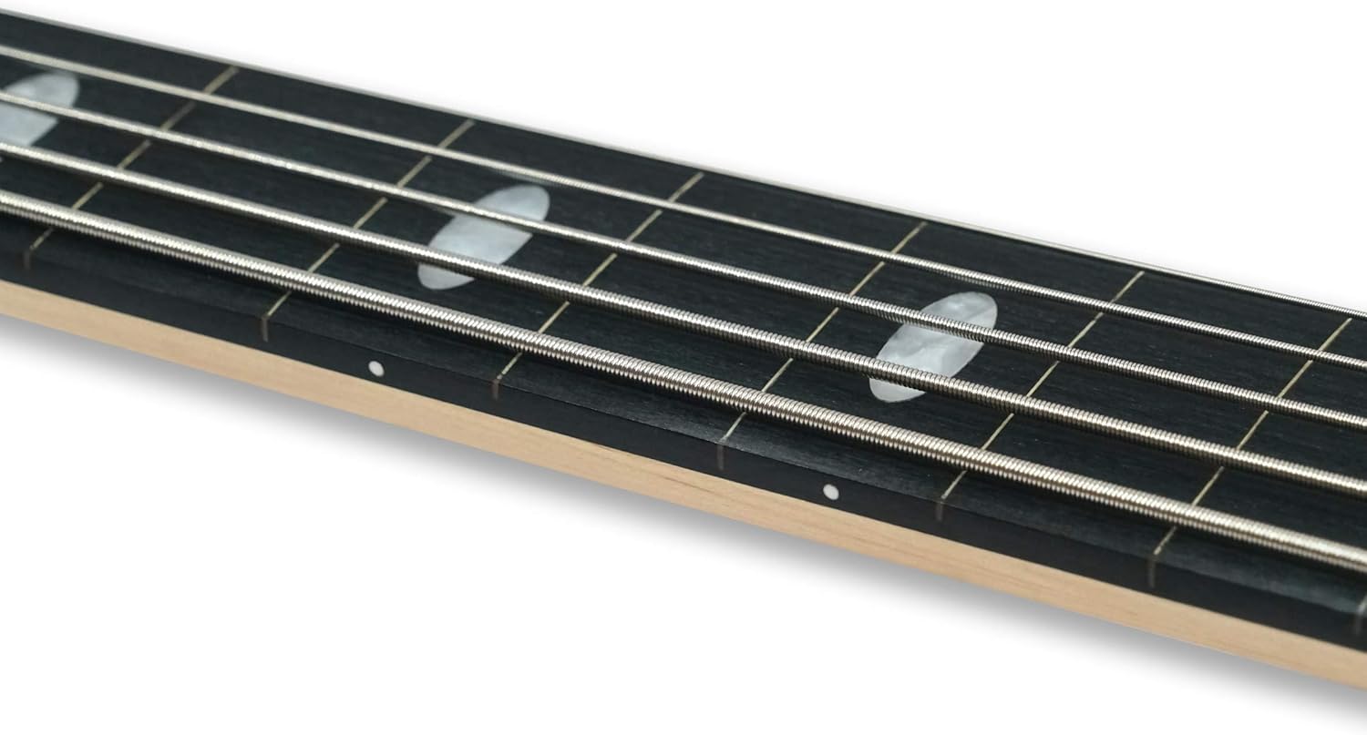 Fretless 5 String Electric Bass Guitar Millettia Laurentii+Okoume body