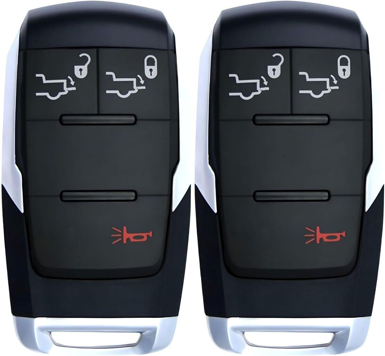 2X New Quality Replacement Proximity Key Fob Remote Compatible with & Fit for RAM 2500 3500 4500 5500 - MPN GQ4-76T-17