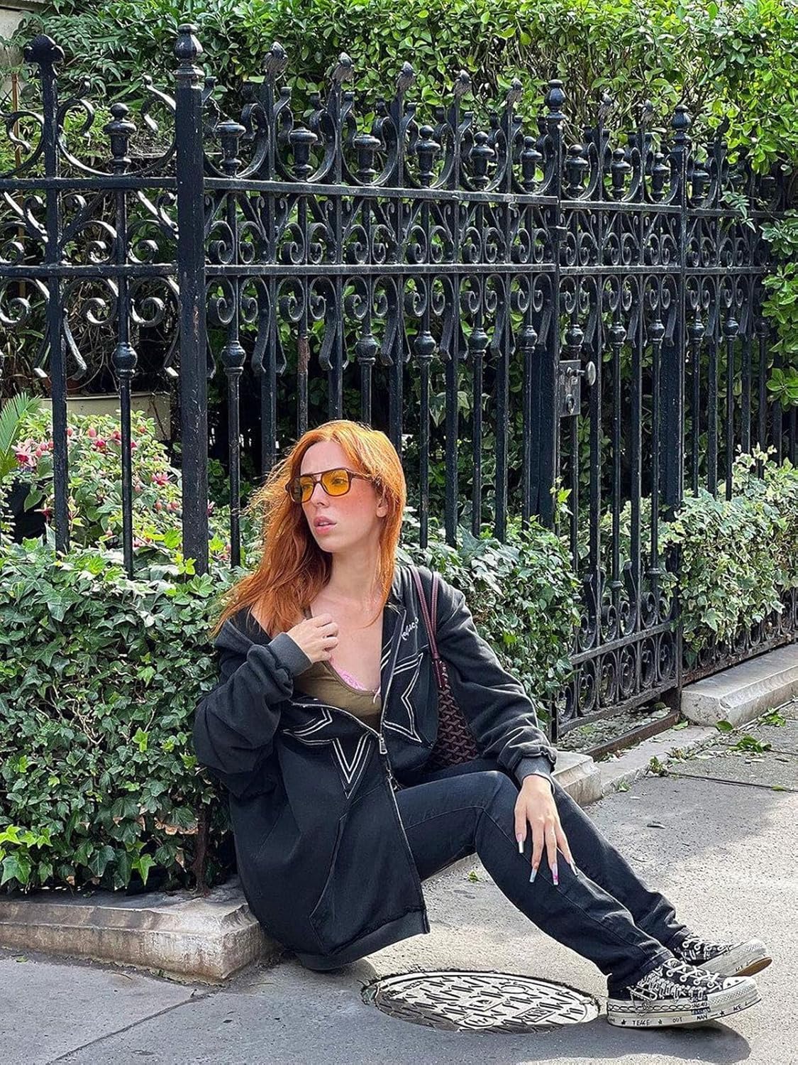 Aelfric Eden Star Zip Up Hoodie Vintage Washed Oversized Graphic Hoodies Streetwear Hooded Sweatshirts Jackets Unisex