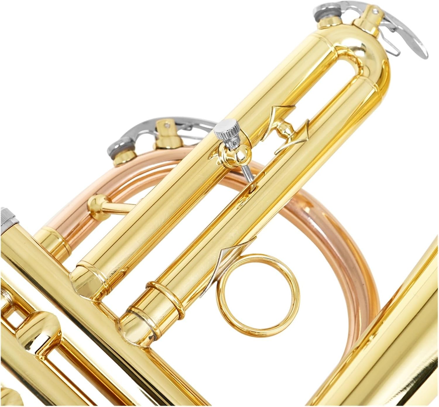 Professional Brass Cornet B Flat Mini Trumpet Musical Instrument