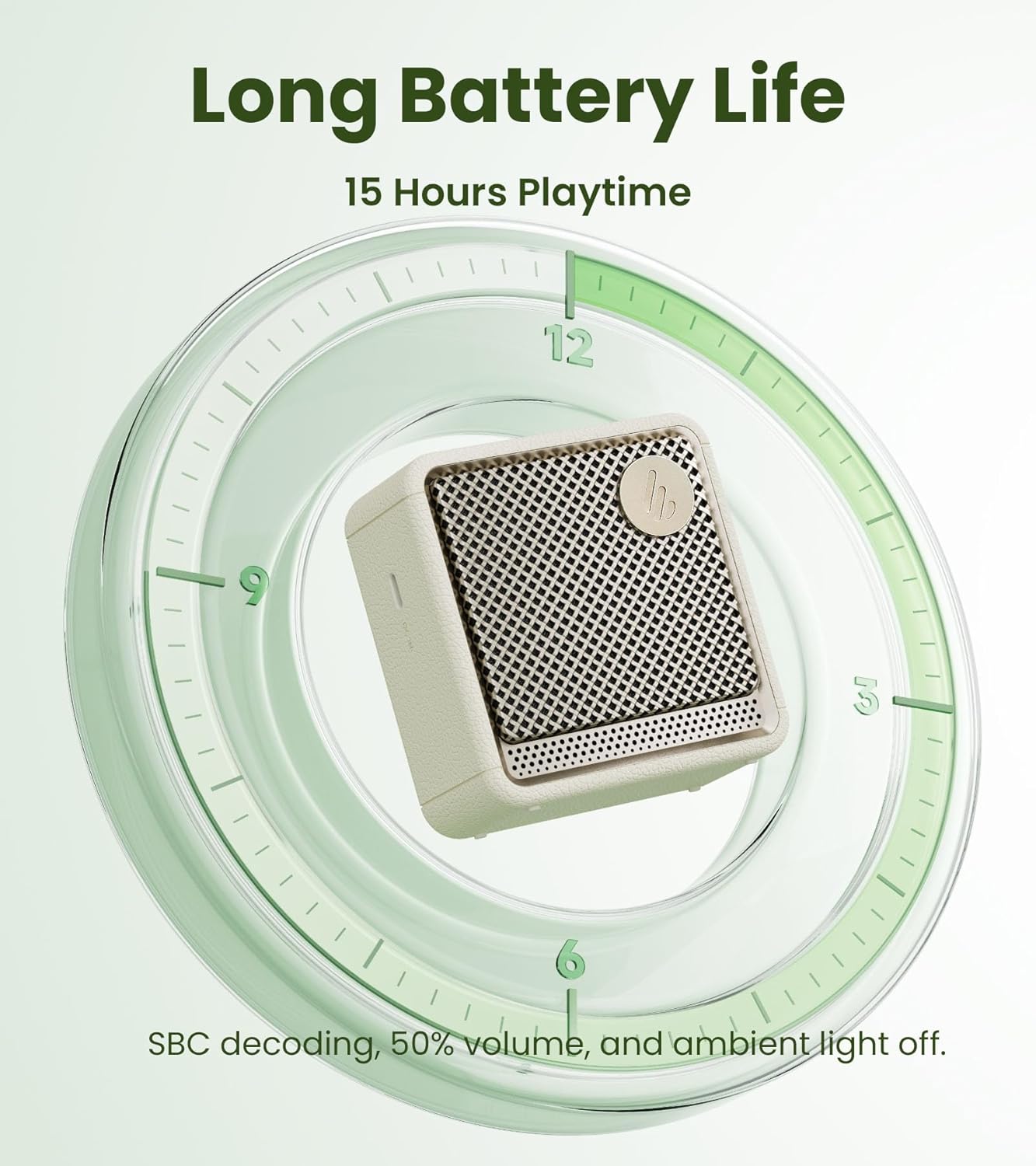 Edifier ES20 Portable Bluetooth Speaker with IP67 Waterproof & Dustproof, 15 Hours Playtime, Wireless Connectivity for Home Office Outdoor (Black)