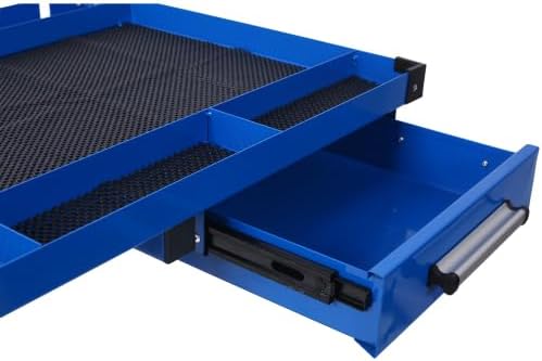 Adjustable Tear Down Work Table with Drawer for Garages, Repair Shops, and DIY, Portable, (4) 2.5