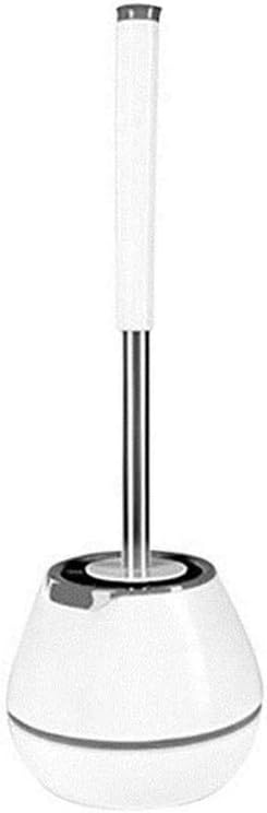 Toilet Brush Set, Mount Plastic Toilet Brush and Holder for Bathroom, Space Saving, Sturdy, Deep Cleaning