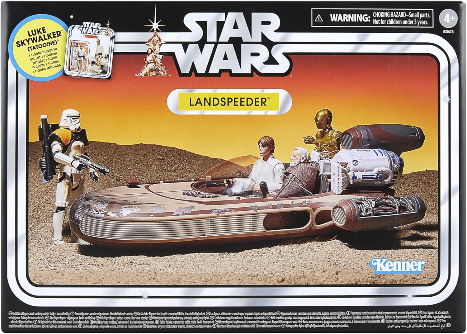 Star Wars The Vintage Collection, Landspeeder Vehicle with 3.75-Inch Luke Skywalker Figure, Star Wars : A New Hope