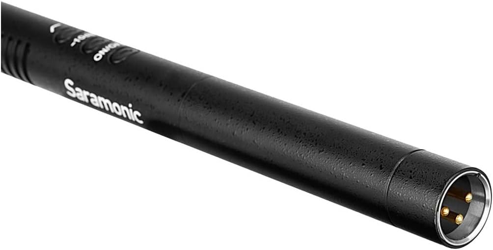 Saramonic Pro Supercardioid Shotgun Mic w/ +48v & AA Power, Shock Mount, Windscreen & XLR (SOUNDBIRDV1)