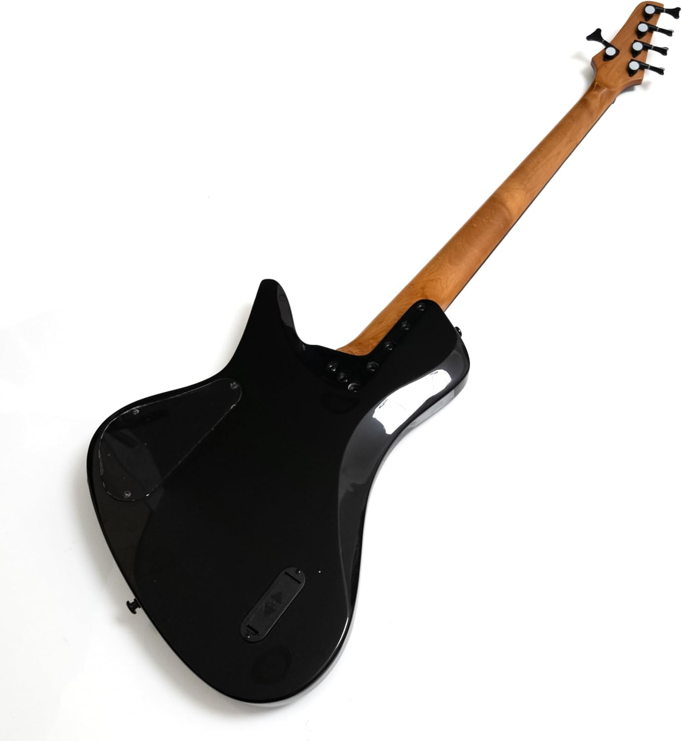 Upgrade Fanned Fret 5-String Bass Guitar, Multi-Scale 34.5–36.25″, Blue Burl Burst, Roasted Maple Neck, Rosewood Fingerboard, Active/Passive Humbuckers, 3-Band EQ, Jumbo Frets, Black Hardware