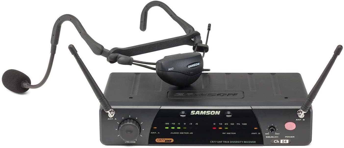 SAMSON Airline 77 AH7 Wireless System Fitness Headset (Channel K2)
