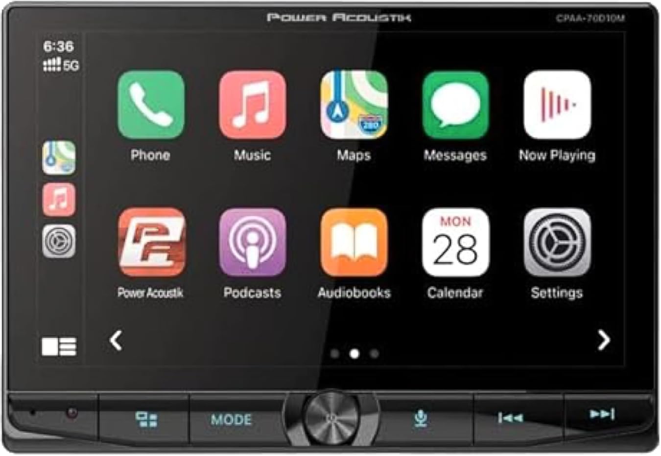 Power Acoustik CPAA-70D10M 10.6″ Double DIN Floating Multimedia Touchscreen + Precision Screwdriver Set, 16 Piece.