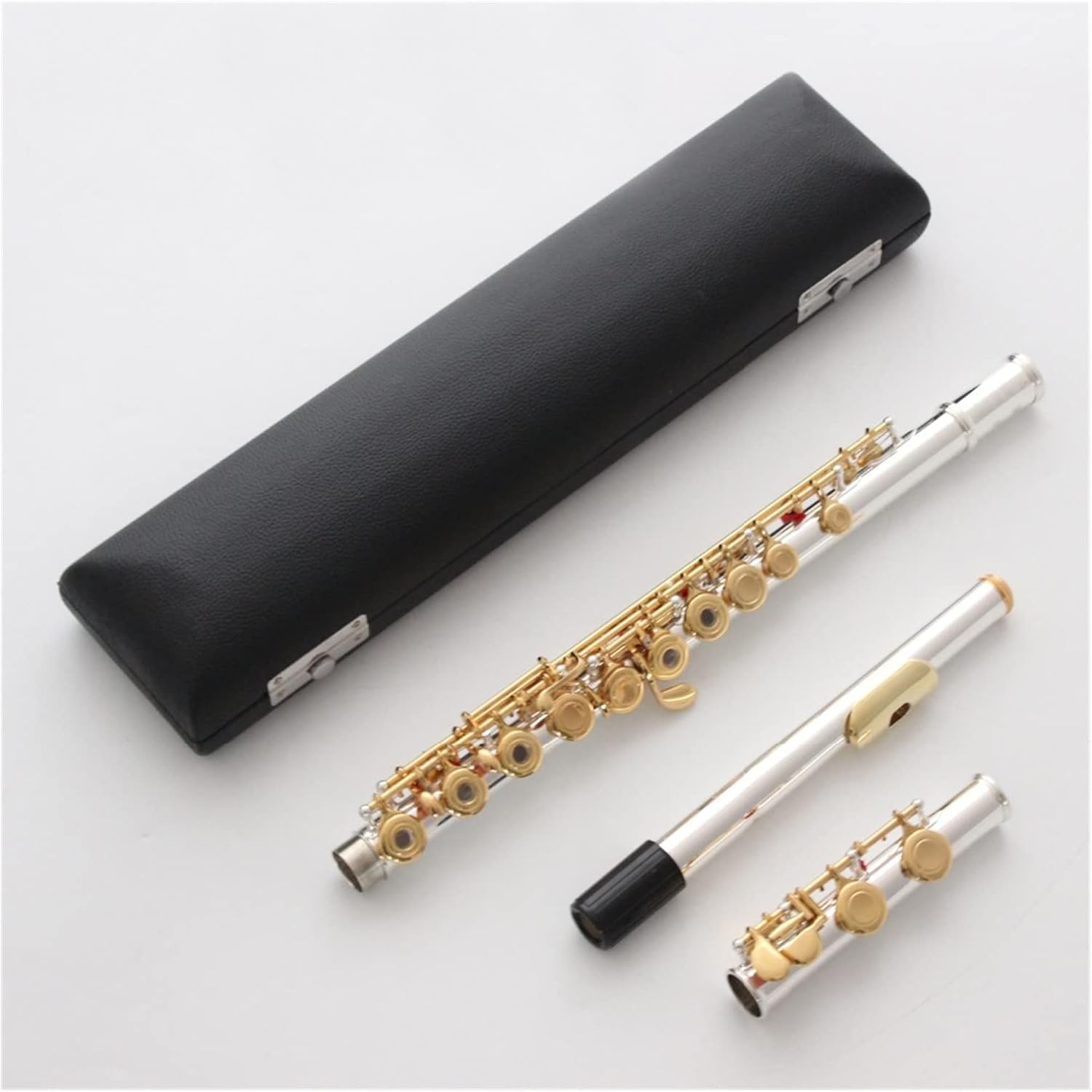 Flutes Musical Instrument Silver Plated Flute Gold Plated Lip Plate Gold Keys 17 Open Holes C Tone Flute Flutes Woodwind Instrument