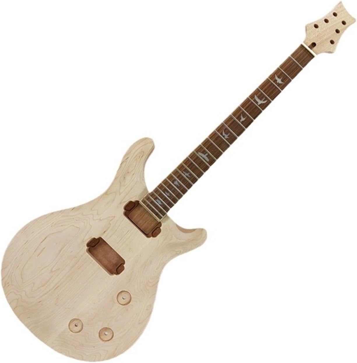 Replacement Guitar Neck Single-crank Electric Guitar Assembly DIY 6-string Full Set Electric Guitar 22-fret Student Instrument Guitar Modification