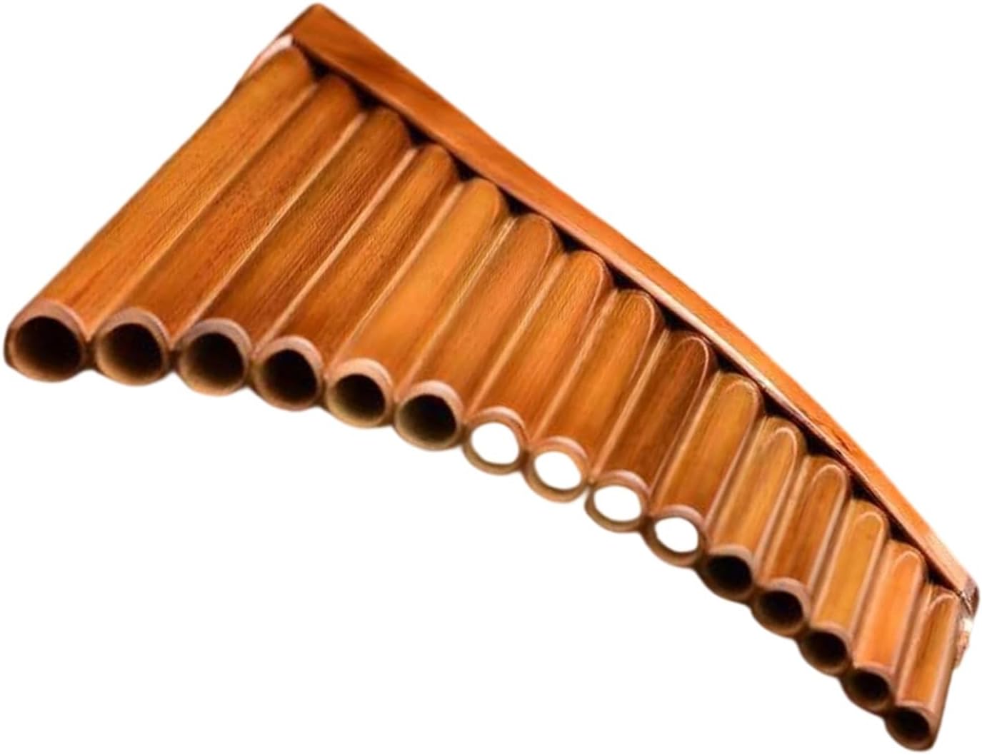 25 Pipe C Key Pan Flute 22 Note Bamboo Pan Flute Suitable For Beginners And Adults Professional Wind Instrument(25 note holder)