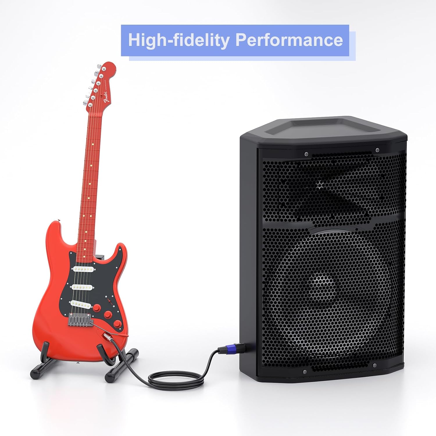 2 Pack 100 feet Speakon to 1/4