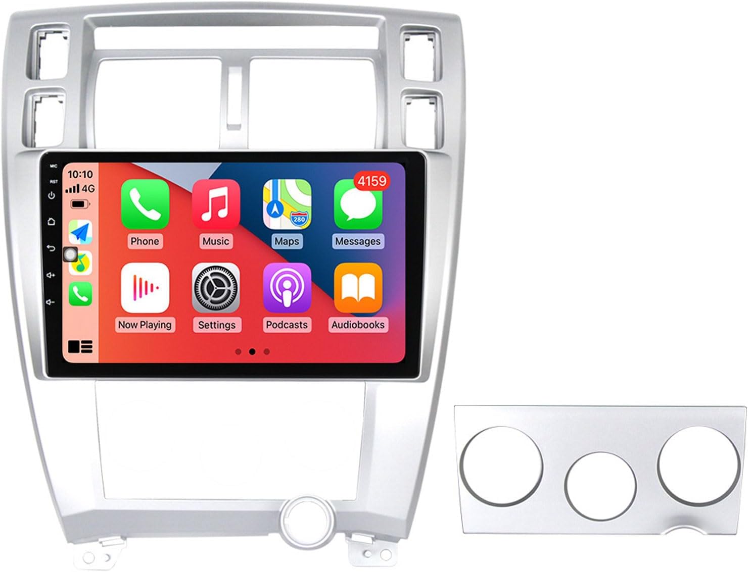 Car Stereo for Android 12 Bluetooth Car Radio for Hyundai Tucson 2004-2009 with Android Auto and Wireless CarPlay WiFi/USB Tethering SWC Touch Screen