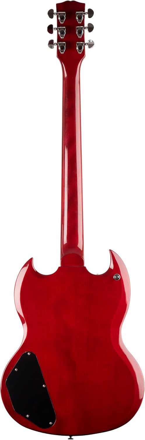 Prodipe 6 String Solid-Body Electric Guitar, Right, Wine Red (GS 300 WR