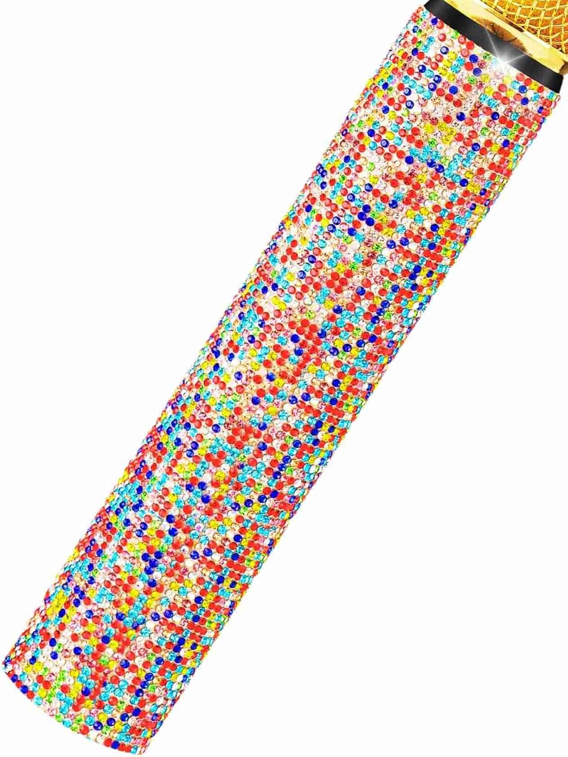 Rhinestone Microphone Covers for Wireless Mic Bedazzled Blinging on Stage