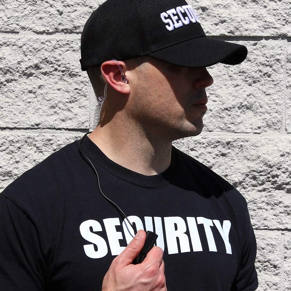 Klein Electronics Signal M7 Split-Wire Surveillance Earpiece Kit with Clear Quick-Disconnect Audio Tube for Motorola Radio Models (Works with M7 Connector pin)